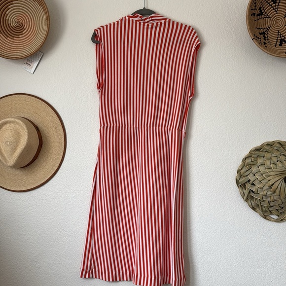 Comfortable cotton striped summer dress - Picture 4 of 4